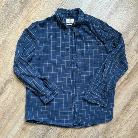 Fjallraven Other - Fjallraven Men’s Ovik Flannel Blue Plaid Outdoor Shirt